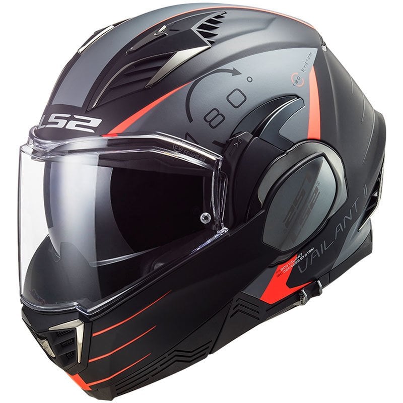 LS2 Valiant 2 Codex Kask Mat Siyah Titanium