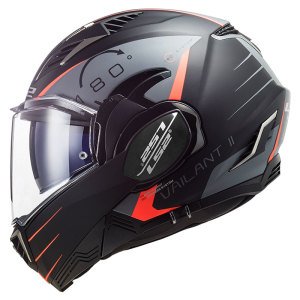 LS2 Valiant 2 Codex Kask Mat Siyah Titanium