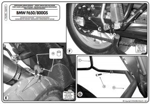 Givi PL690 Bmw F 650GS - F 800GS Yan Çanta Demiri
