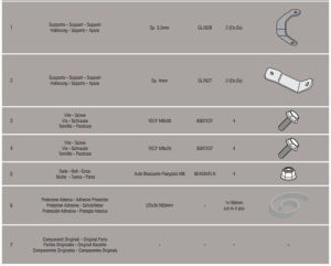 Givi 1127Kit Honda İntegra 750 Yan Çanta Demiri Bağlantı Kiti