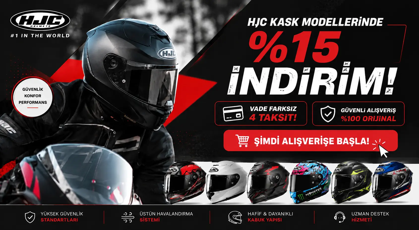 Hjc Motosiklet Kaskları